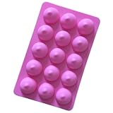 NJSHVVDA 3D Women's Chest Shapes Fondant Mold Silicone Cake Molds Sex Chocolate Candle Mould DIY Baking Tools Kitchen Accessories, Pink
