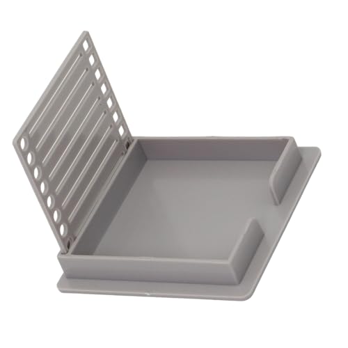 メモパッドオーガナイザー付箋ホルダーステンシルポストデスクオーガナイザー寮の部屋とオフィス用ステンシルメモオーガナイザーディスペンサー