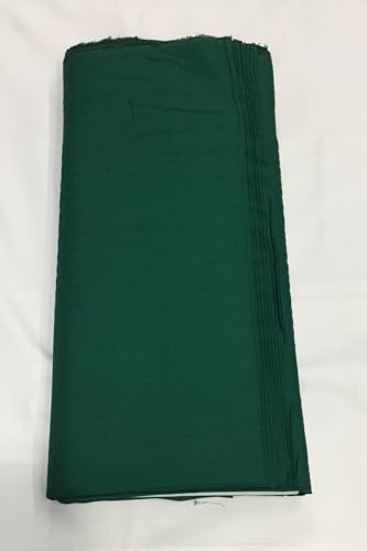 Image of BKRKJ Women's Rayon Cotton Unstitched Fabric by Meter for Sewing Suit Salwar Chudidar Patiyala Kurti Shirt Kameez Blouse Kurta Pyjama (5 Meter, Dark Green)