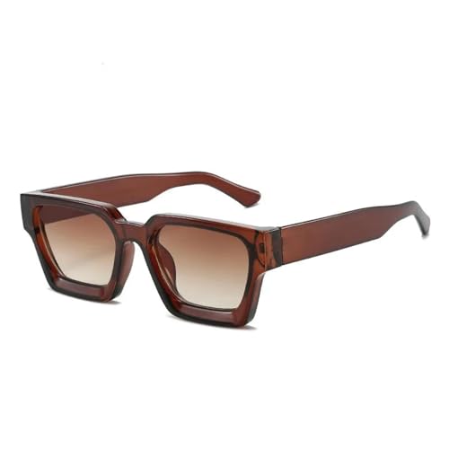 Petites lunettes de soleil vintage UV400 verres marron thé