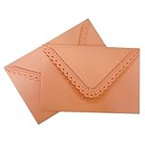 WJLYDM Enveloppes Enveloppe Triangulaire Creuse en Papier, 10 pièces, Couleur Bonbon, Invitation de fête de Mariage, Cadeau Floral, Fournisseur de Bureau Multifonction pour Cartes VœUx(J)