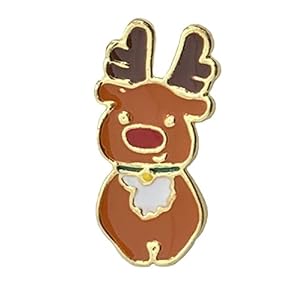 FURE Christmas Enamel Pins - Set of 4 (Multi Colour) for Men & Women 5 31hMmMp83EL. SL500 . SS300