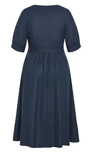 Image of City Chic Women's Plus Size Sunset Stroll Dress