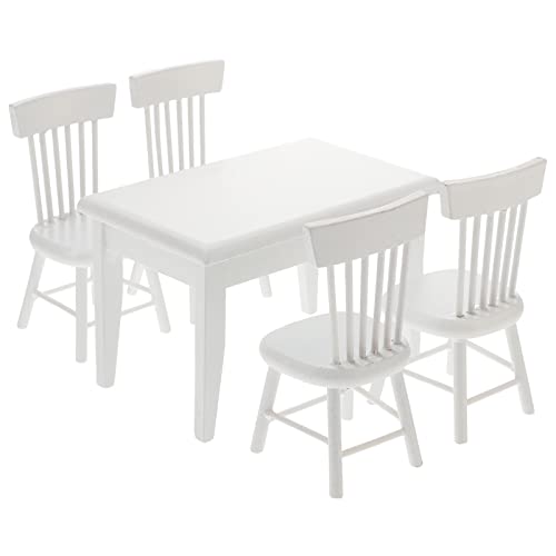 Miniatur Holzstühle 2 Stück - Puppenhaus Möbel Für Puppenstuben & Deko