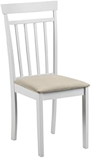 Julian Bowen Coast Set of 2 Dining Chairs, White