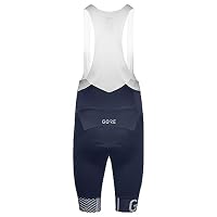 GORE WEAR Herren C5 Opti Trägerhose+ Kurze, Orbit Blue/White, L EU – Ansicht 4