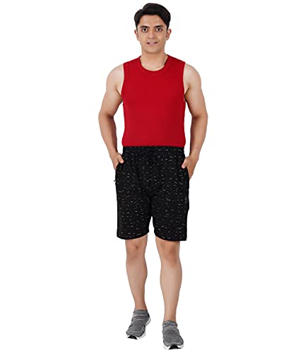 Image of GUIDE Men's Regular Fit Printed Cotton Shorts