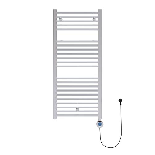 facula - Radiador Toallero Eléctrico Fluido Cromado Programable 500w