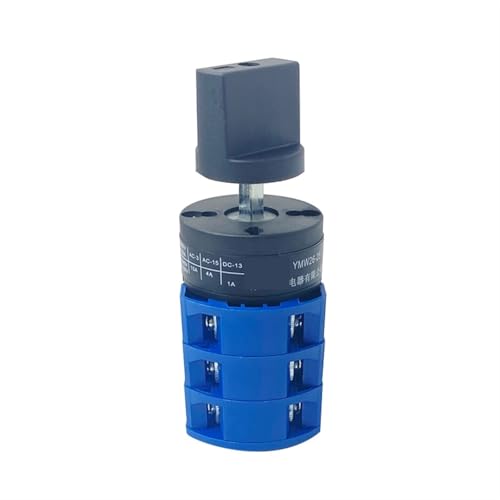 Interruptor de leva giratorio LW26 sin panel y tres posiciones conmutador tripolar 25A 3