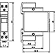 finder 222390244000PAS Installationsschütze, 24 VDC, 1 Schließer, 1 Öffner, 20 A, Kontaktmaterial: AgSnO2