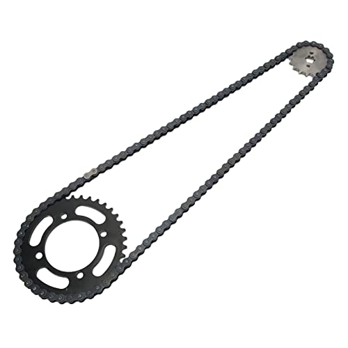 Kit de Pignon de Chaîne 420, 155 mm, 37T Avant, 17T Arrière, Universel pour Dirt Bikes, Mini Motos, ATV, Go Kart