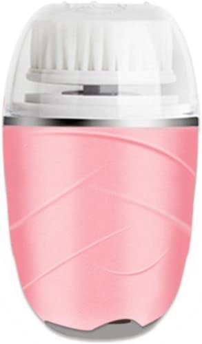 電動防水充電回転式超音波防水洗顔ブラシ、ボディブラシ、毛穴ケア洗顔器角質除去美肌クレンジングブラシ、軽くてきれいな洗顔器(ピンク)