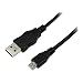 Produktbild LogiLink USB Cable USB 2.0 AM to Micro BM black 1,00m