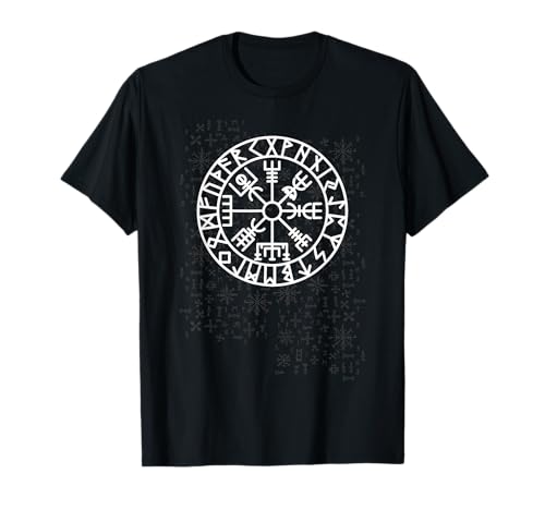 Símbolos mágicos de Islandia - Vegvísir Brújula vikinga Camiseta