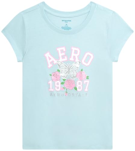 Image of Girls T Shirts - Soft Cotton Blend Short Sleeve Cute Graphic Tees - Classic Crewneck Logo Tee Girls Shirts (Sizes: 4-16)