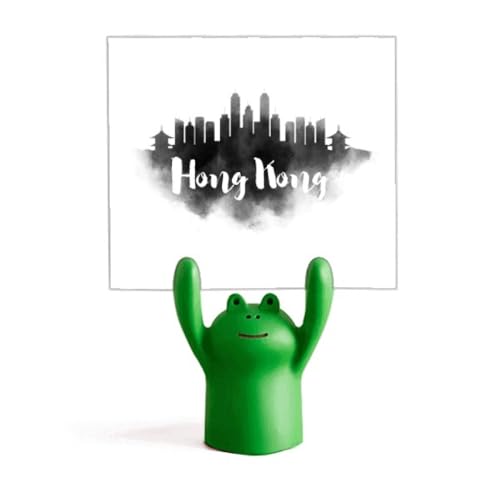 Porte-mémo grenouille en encre de Hong Kong pour bureau original