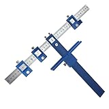 hubzclbl Bohrführungshülse Schrank-Hardware-Vorrichtung Richtige Position Werkzeug Schubladen-Ziehvorrichtung Holzbohren Dübeln Schubladen-Ziehvorrichtung (Color : Blue) (Blau