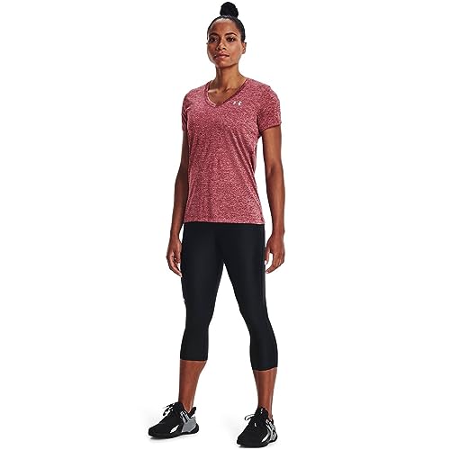 Image of Under Armour Womens Tech V-Neck Twist Short-Sleeve T-Shirt