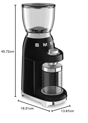 Image of Smeg 50's Retro Black Coffee Grinder