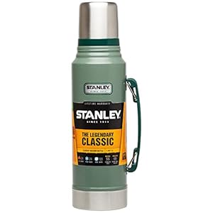 Stanley Classic Legendary Bottle 1L / 1.1QT Hammertone Green – Stainless Steel Thermos Flask – BPA-free – Keeps 24 Hours…
