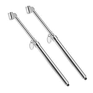 Solimeta Heavy Duty Dual Head Truck Pencil Tire Gauge, Tire Pressure Gauge, Solid Brass Body, Range ...