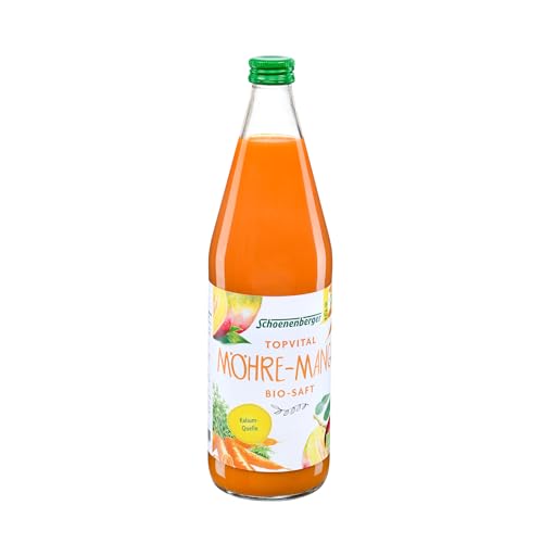 Schoenenberger - TopVital Möhre-Mango Bio-Saft - 1x 750 ml Glasflasche