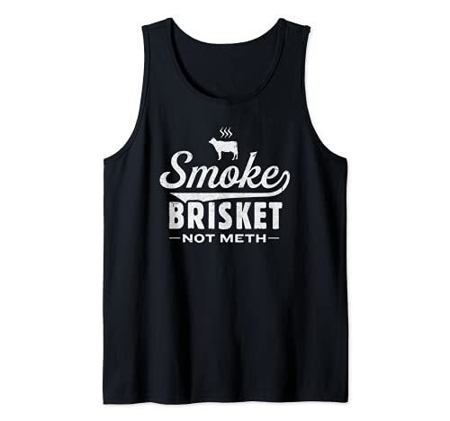 Funny Meat eaters, Smoke Brisket not Meth - Hombres Mujeres Camiseta sin Mangas