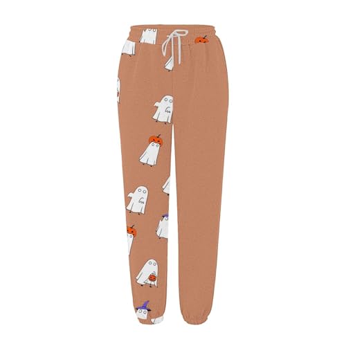 Halloween Sweatpants for Toddler Girls Elastic Waist 𝗗rawstring Casual Pants Baggy Jogger Trousers with Pocket4