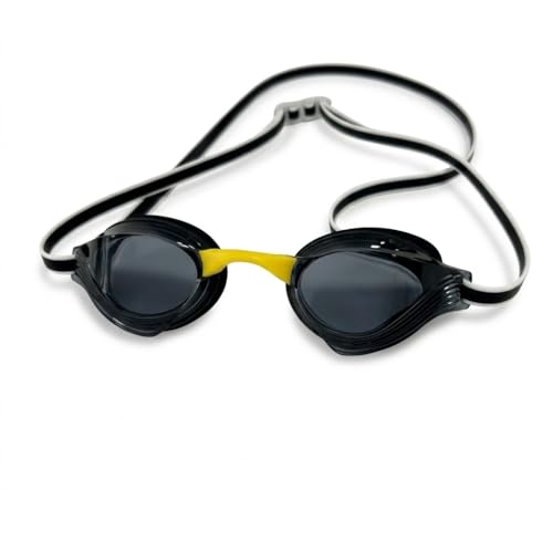 Image of BURNLAB Swimming Goggles for Everyday Pool Use, Clear Vision Lens, Easy Adjustable Strap, Unisex Adult (black (2))