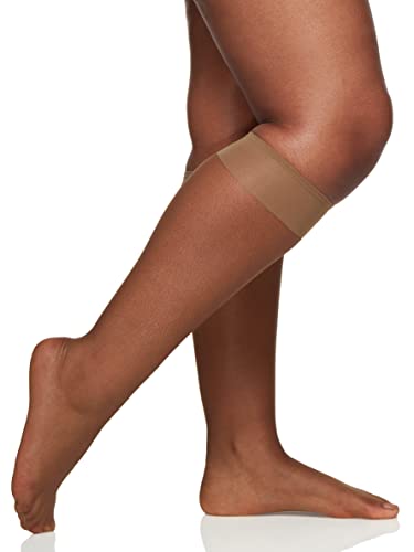 Berkshire Womens 3-pair-pack Queen Size Ultra Sheer Knee Highs With Sandalfoot Toe