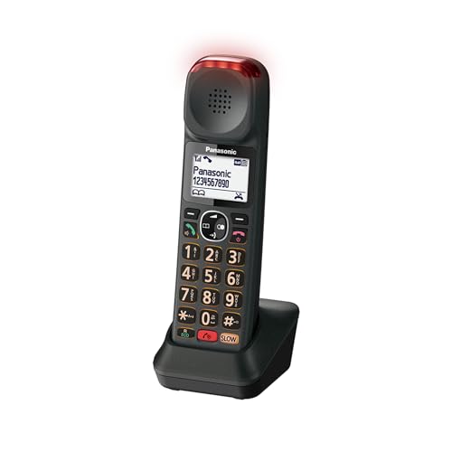 Panasonic KX-TGMA45 Téléphone Numérique sans Fil, Combiné Supplémentaire (Non Autonome) et Support de Charge, Ecran LCD, Volume Fort, Mode Conversation...