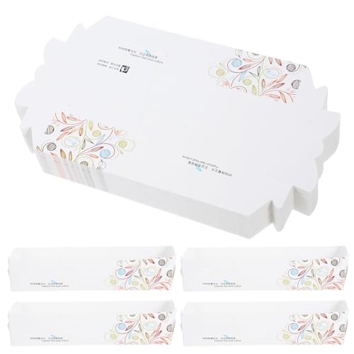 CIYODO 200 Stück Papierne Takeaway Boxen in Boot Form Fettabweisend und Unordnungsfreies Verpacken für Outdoor Snacks Wie Sushi und Frittierte Speisen