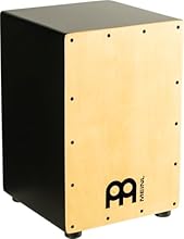 Compact Seat Drum, Drum Box - The cajon is played with the hands, with brushes, or with pedals Drum-Set Grooves with the Hands - The wooden playing surface delivers powerful bass and crisp snare sounds Non-slip and better Playing Experience - 4 rubbe...