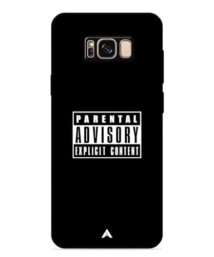 Image of Premium Explicit Case for Samsung Galaxy S8 Plus Soft-Touch Metal TPU Back Cover, Shockproof, Designer, Aesthetic Mobile Phone Case (Glossy Finish)