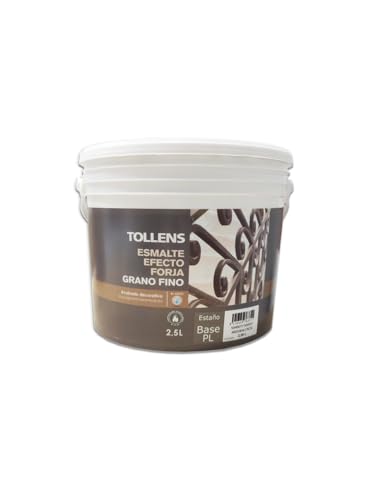 ESMALTE FORJA AL AGUA TOLLENS NEGRO FORJA 2,5 L.