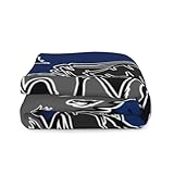 JAPDNK Gifts Glow in The Dark Fleece Blanket for Men Boys Animal Wolf Stuff