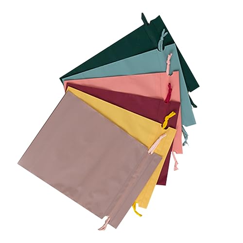 NOLITOY 6pcs Travel Bag Moving Bags for Travel Drawstring Garment for Hanging Clothes