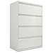Alera 5000 Series Four-Drawer Lateral File FILE,LAT 4DRW 36IN WD,LGY (Pack of2)