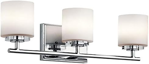 Miniatura 4 de Kichler 45502CH O Hara Bath 3-Light Halógeno, Cromo