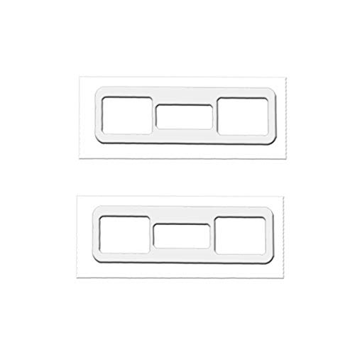 Wangel Transparent Klebestreifen Pads für Duschkorb [2 Stück] Cover