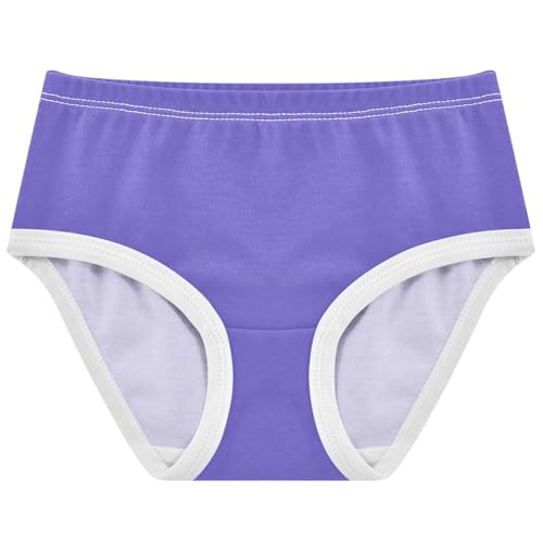 Joisal Cotton Girls Underwear Toddler Purple Blue Cute Panties Girl Artistic Undies Kids Briefs 2t