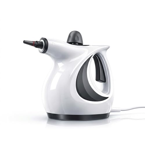 Aquanevo Pro Nettoyeur Vapeur, 9-en-1, Portatif avec Accessoires, Nettoie et Dégraisse sans Produits Chimiques pour Cuisine, Vitre, Canapé, Salle de Bain