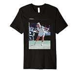 Wimbledon Tennis Final Martina Navratilova Vs Steffi Graf Premium T-Shirt