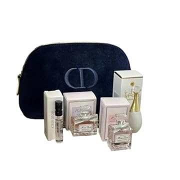 Presente Dior Perfumes Femininos Miniatura, Miss Dior, Blooming Bouquet, J'adore, Com Necessaire