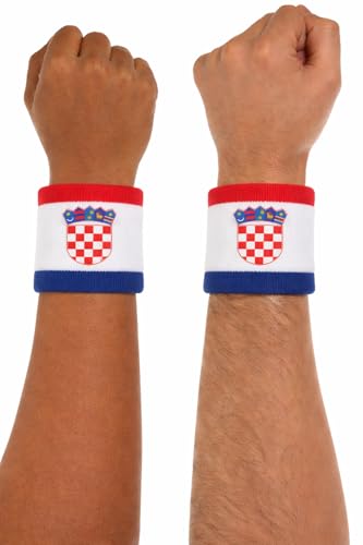 Image of Suddora Country Headband & Wristbands Set (Includes 2 Wrist & 1 Head Sweatband), Highly Moisture Wicking