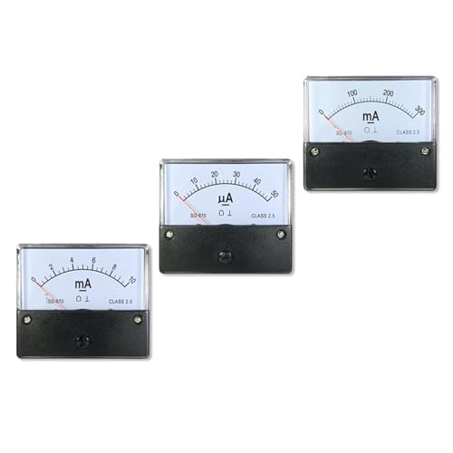 Ampèremètre DC 200mA SD670 cadran analogique pour mesure courant continu