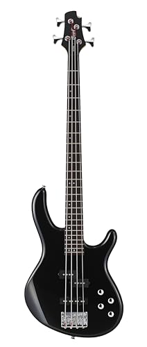 Cort ACTIONBASSPLUSBK Action Bass Plus Guitarra, Preto