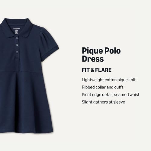 Image of Amazon Essentials Girls and Toddlers' Short Sleeve Polo Dress