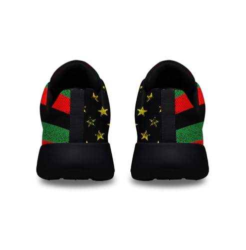 Sonzj-II Juneteenth Shoes African Women Celebrate Freedom Day 1865 Casual Running Tennis Sneakers4