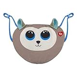 KWH TY Beanie Boo Chidrens Face Mask - Slush The Husky Dog